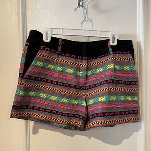 Milly mini shorts made in the USA size 12 retro neon